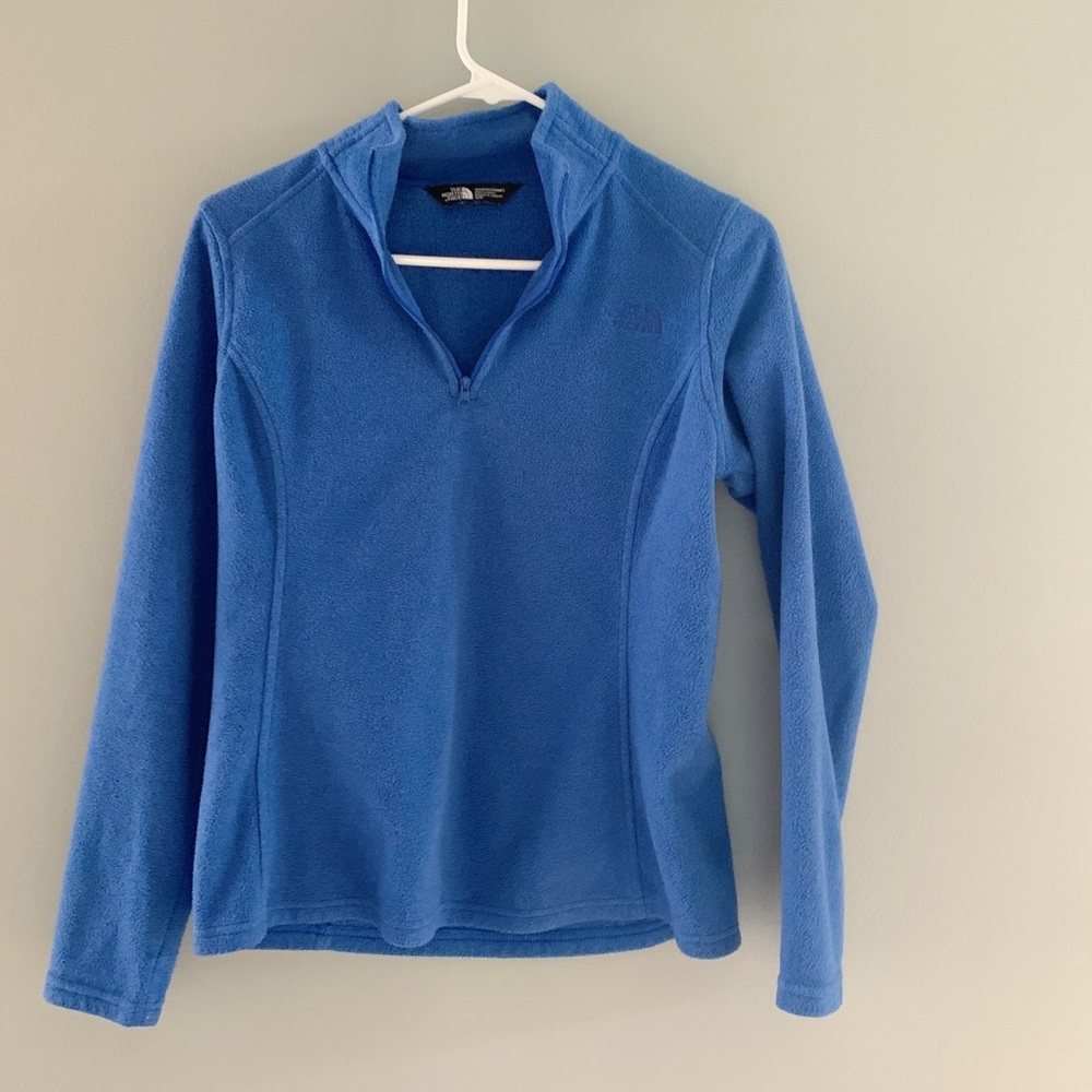 Blue North Face Fleece 1/4 Zip
